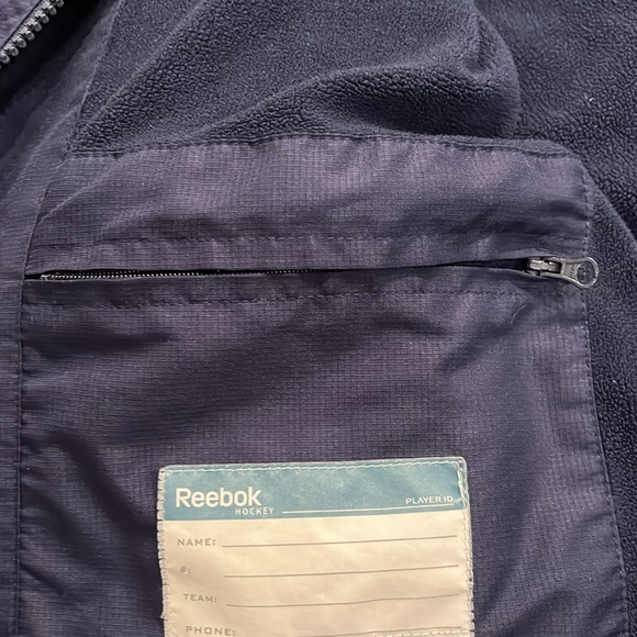 Mens Reebok Hockey Fleece Lined Jacket - Picture 9 of 10